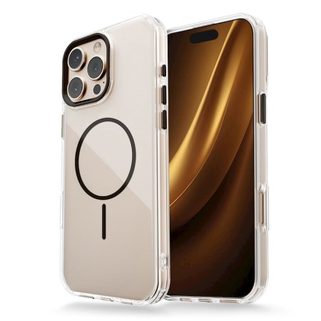 Clear Thin Mag case for iPhone 17 Pro 6,3" black